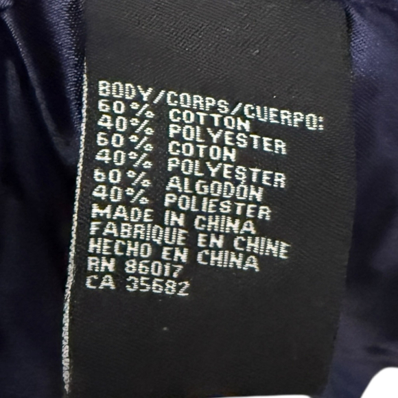 Bebe Women’s Navy Blue Belted Trench Coat Size Small Classic Double Breasted Y2K - Picture 5 of 5